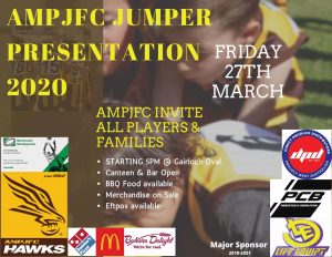 Hawks News: AMPJFC JUMPER PRESENTATION 2020